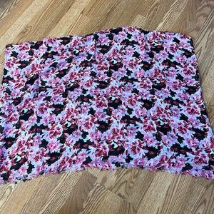 Floral Print Infinity Scarf